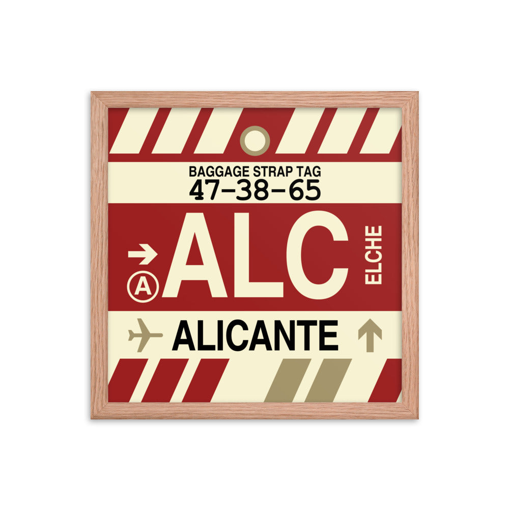 Travel-Themed Framed Print • ALC Alicante • YHM Designs - Image 08
