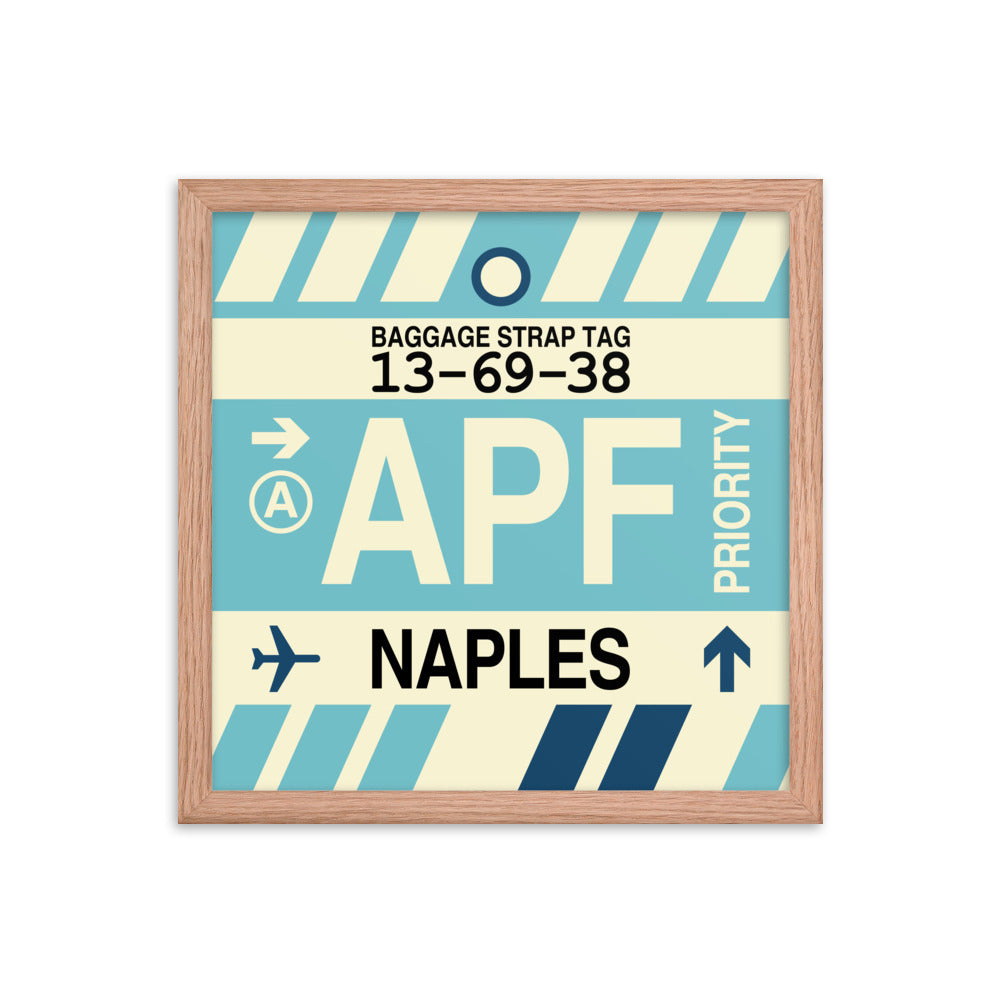 Travel-Themed Framed Print • APF Naples • YHM Designs - Image 08