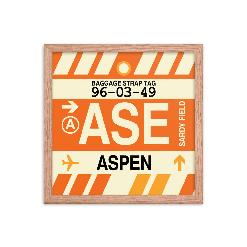 Travel-Themed Framed Print • ASE Aspen • YHM Designs - Image 08