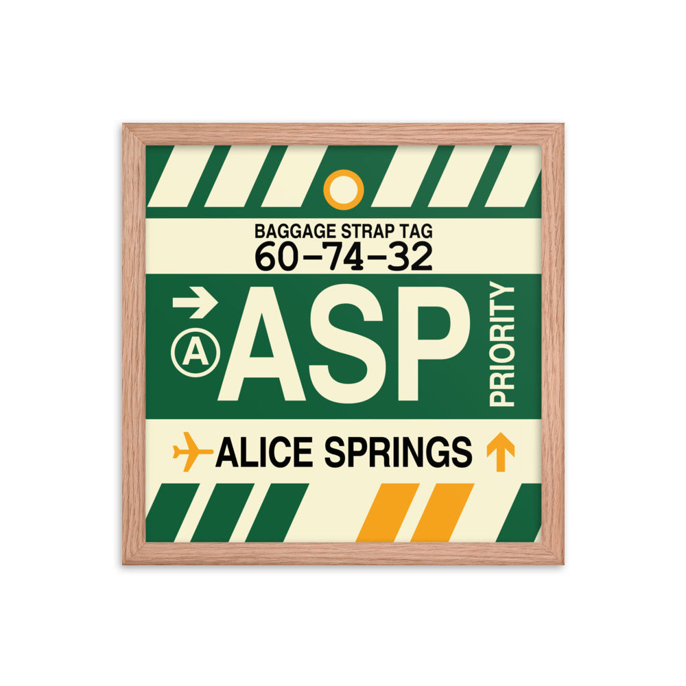 Travel-Themed Framed Print • ASP Alice Springs • YHM Designs - Image 08