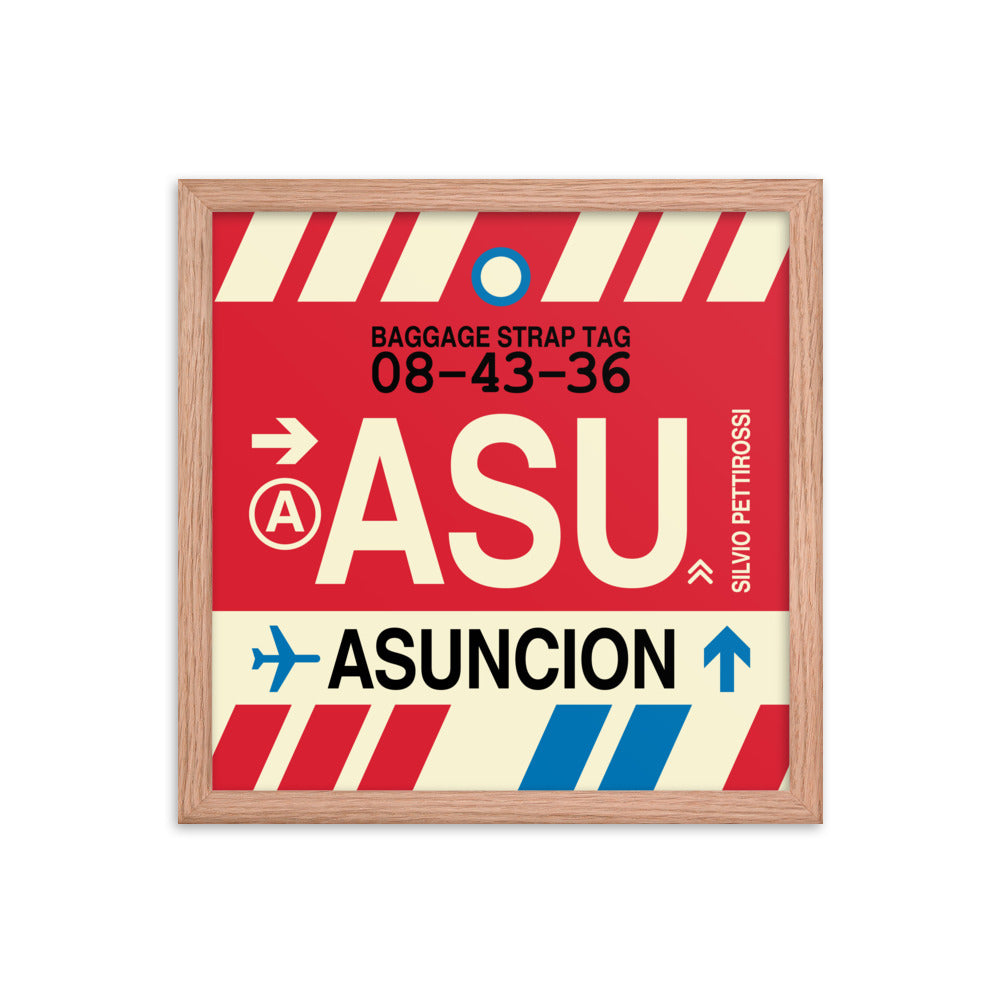 Travel-Themed Framed Print • ASU Asuncion • YHM Designs - Image 08