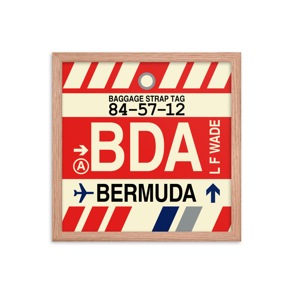 Travel-Themed Framed Print • BDA Bermuda • YHM Designs - Image 08