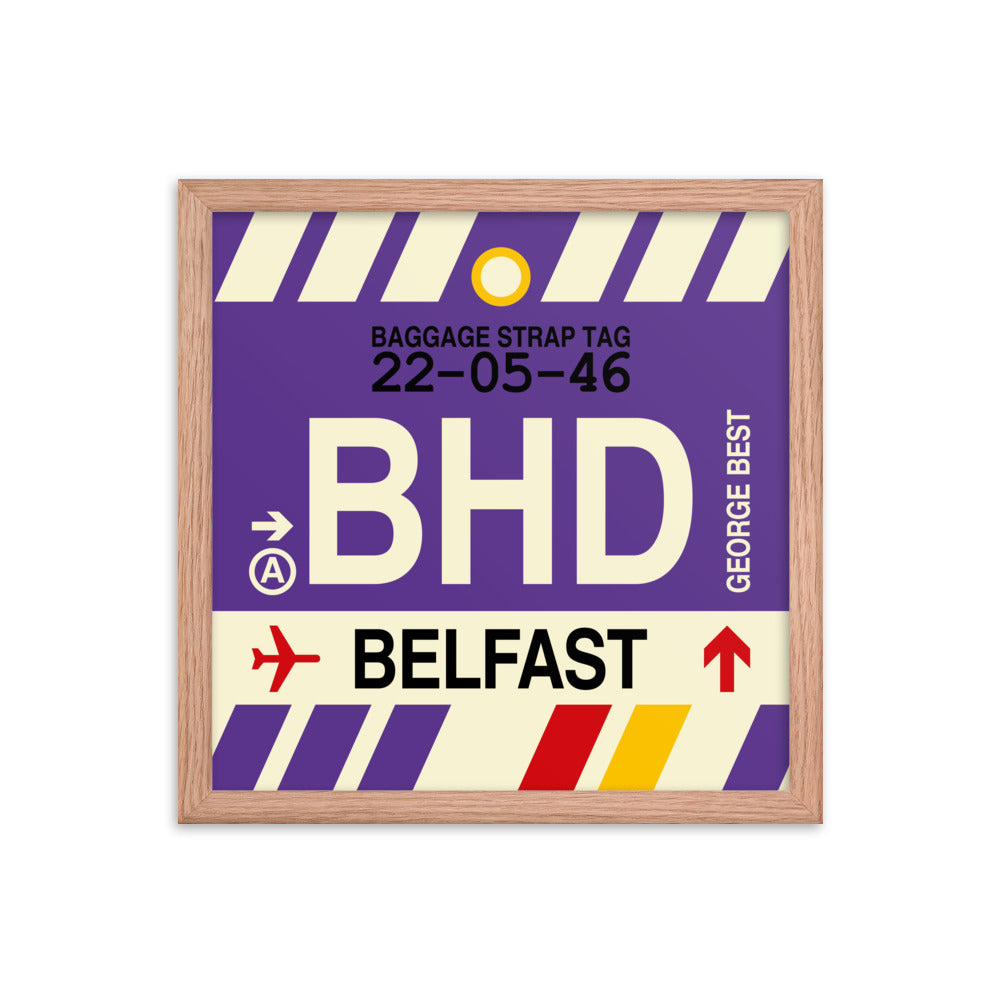 Travel-Themed Framed Print • BHD Belfast • YHM Designs - Image 08