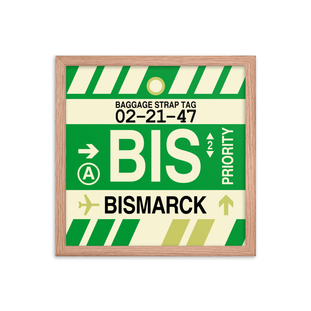 Travel-Themed Framed Print • BIS Bismarck • YHM Designs - Image 08