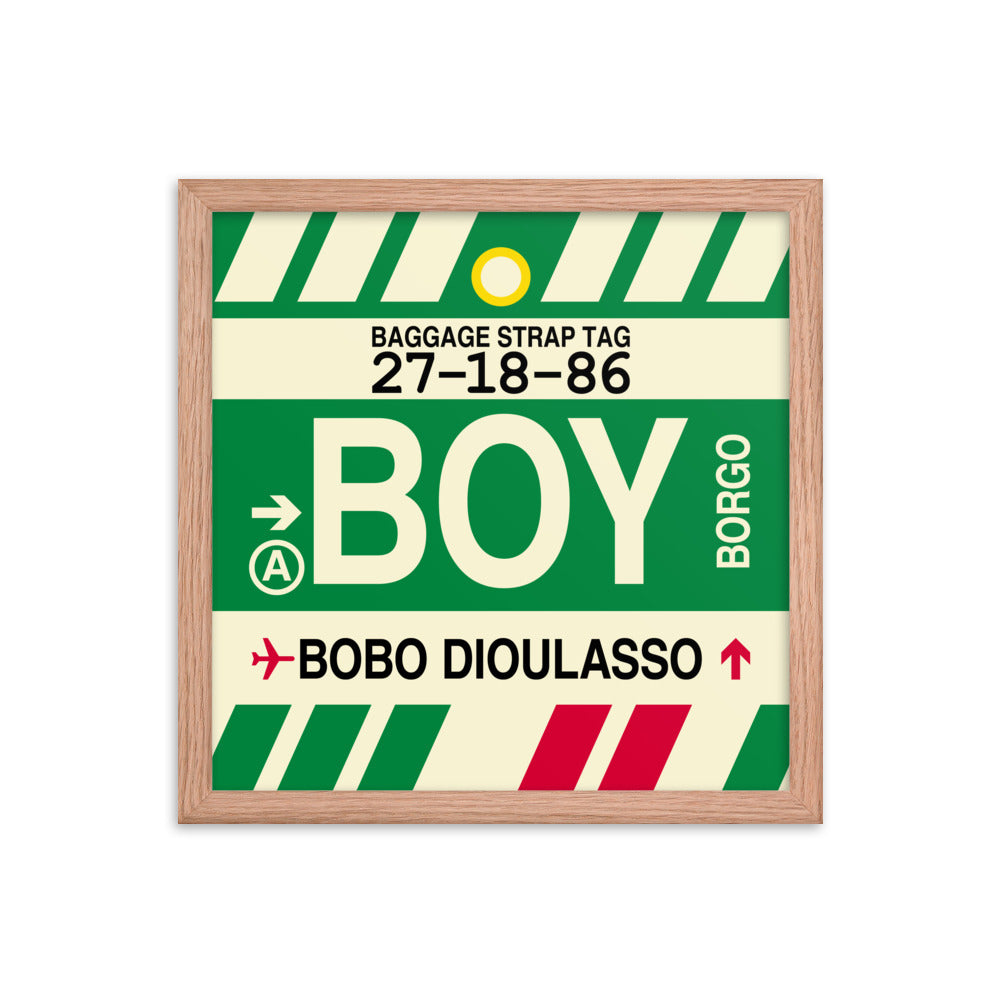 Travel-Themed Framed Print • BOY Bobo Dioulasso Souvenir • YHM Designs - Image 08