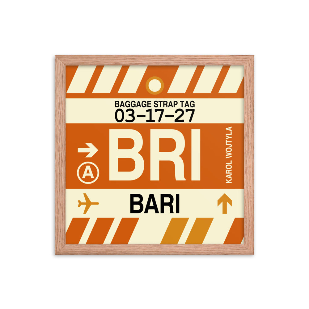 Travel-Themed Framed Print • BRI Bari Souvenir • YHM Designs - Image 08