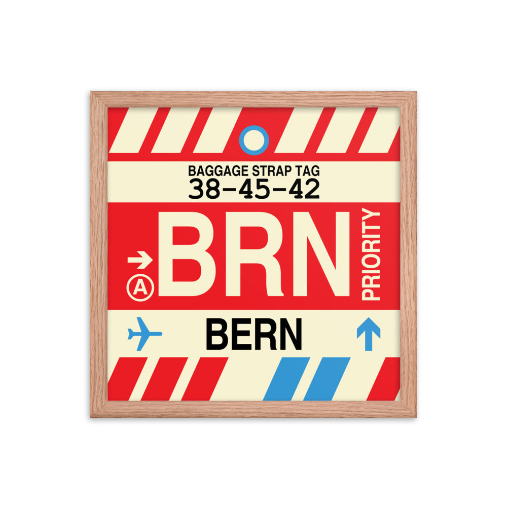 Travel-Themed Framed Print • BRN Bern • YHM Designs - Image 08