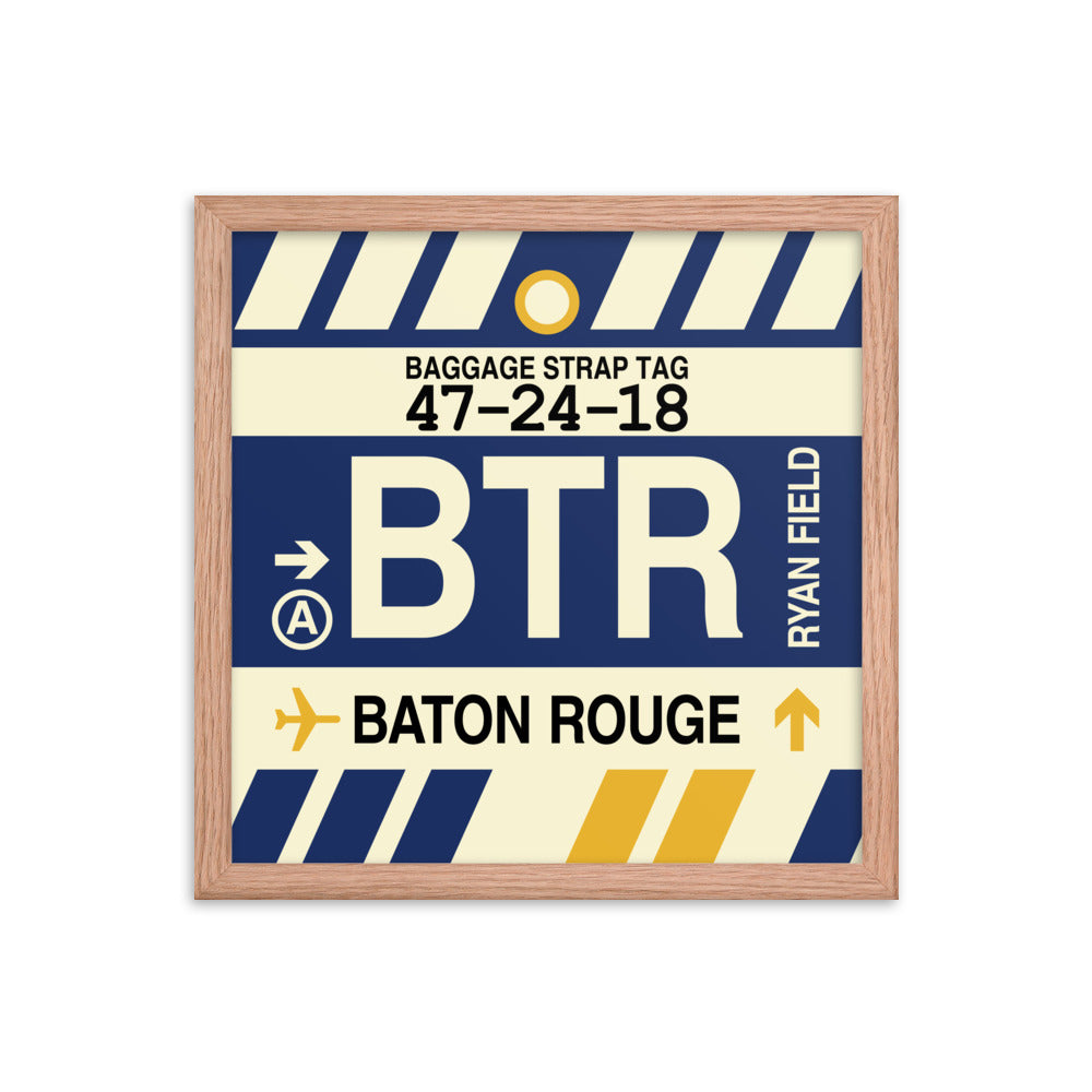 Travel-Themed Framed Print • BTR Baton Rouge • YHM Designs - Image 08