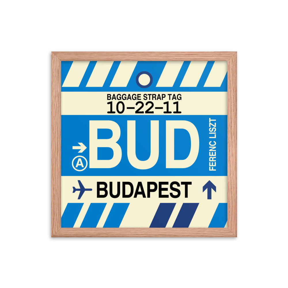 Travel-Themed Framed Print • BUD Budapest • YHM Designs - Image 08