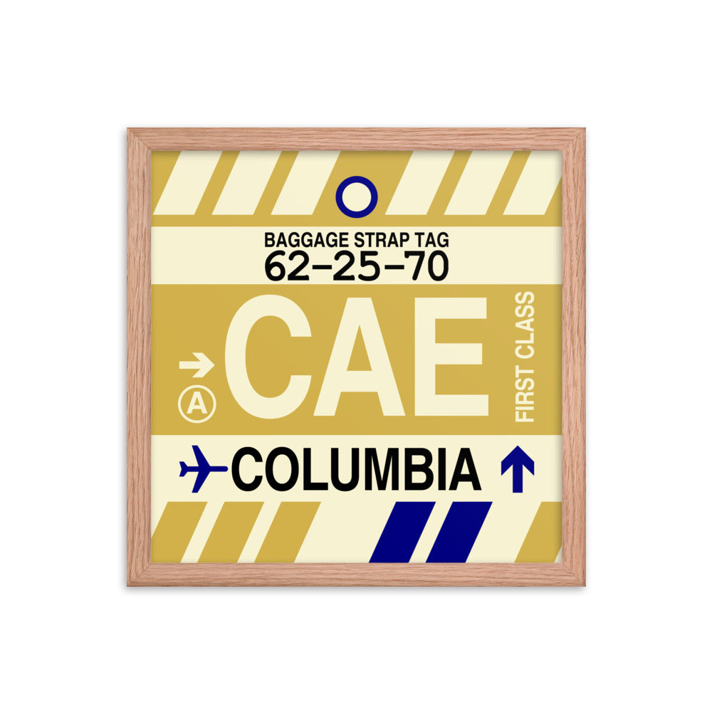 Travel-Themed Framed Print • CAE Columbia • YHM Designs - Image 08