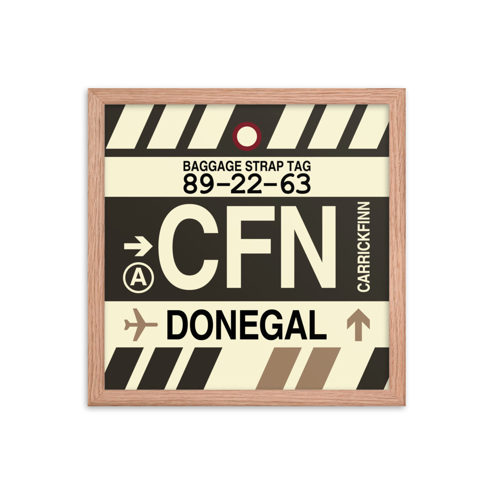 Travel-Themed Framed Print • CFN Donegal • YHM Designs - Image 08