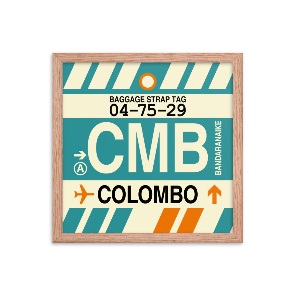 Travel-Themed Framed Print • CMB Colombo Souvenir • YHM Designs - Image 08