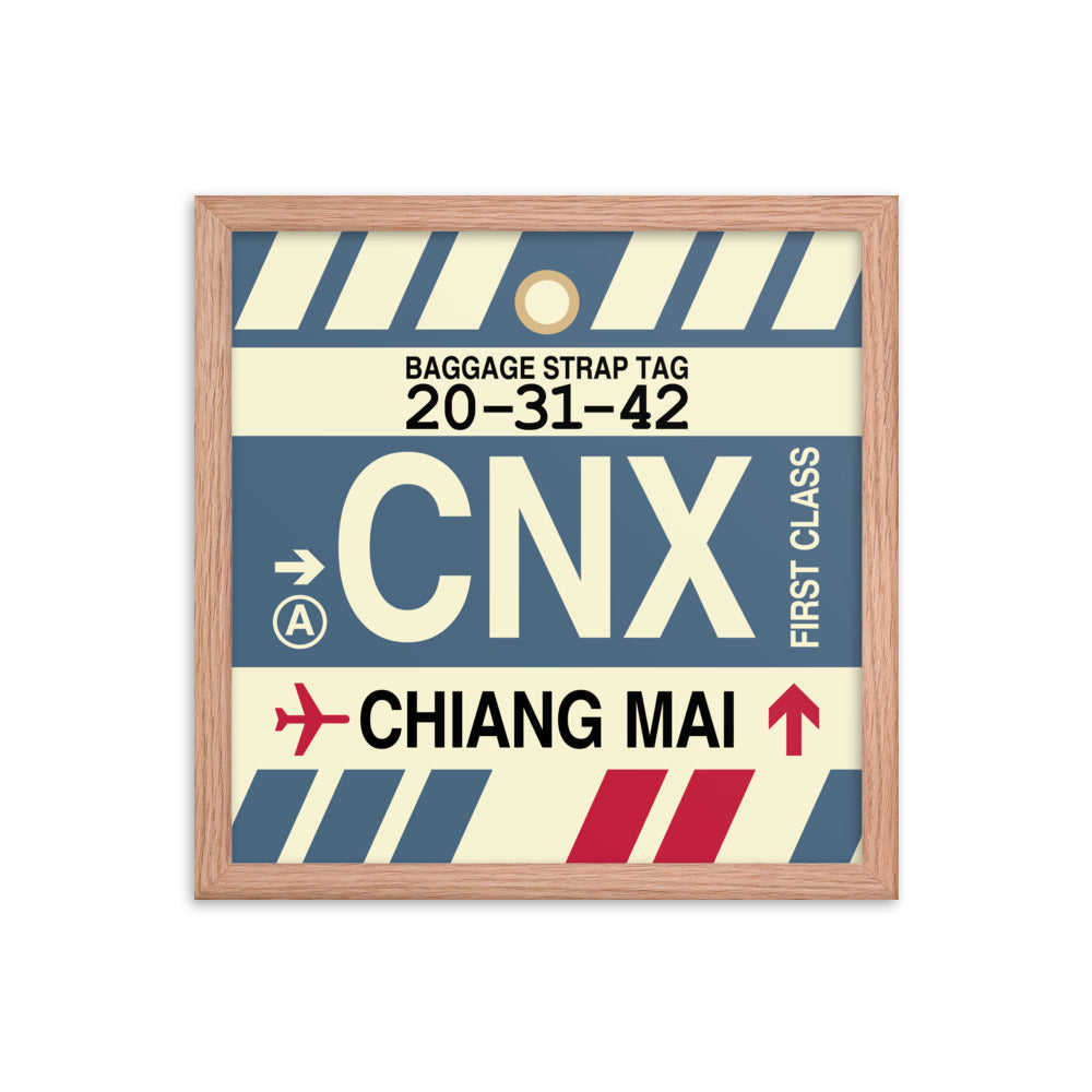Travel-Themed Framed Print • CNX Chiang Mai Souvenir • YHM Designs - Image 08