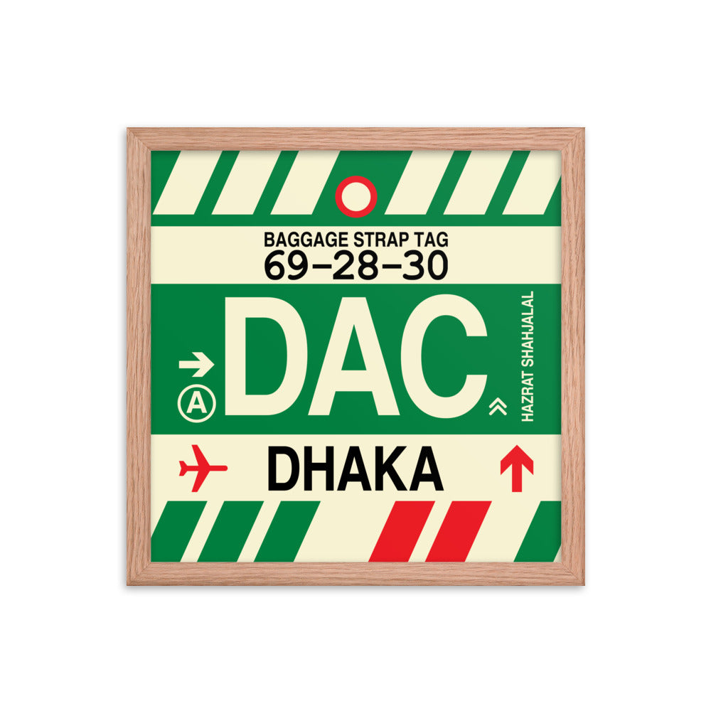 Travel-Themed Framed Print • DAC Dhaka Souvenir • YHM Designs - Image 08