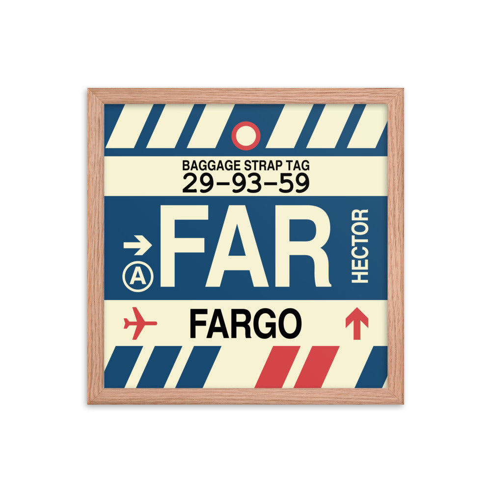 Travel-Themed Framed Print • FAR Fargo • YHM Designs - Image 08
