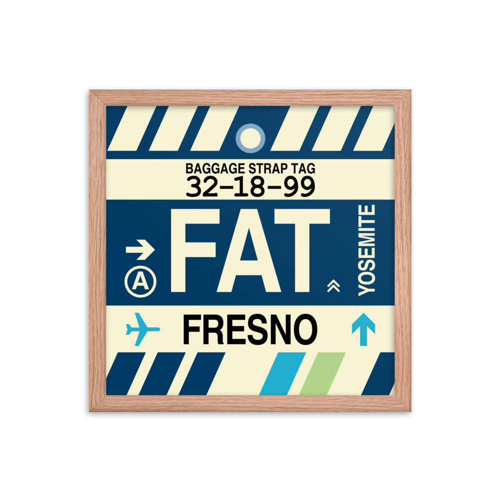 Travel-Themed Framed Print • FAT Fresno • YHM Designs - Image 08