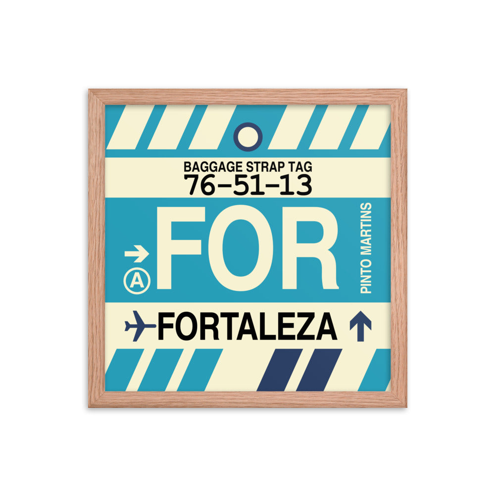 Travel-Themed Framed Print • FOR Fortaleza • YHM Designs - Image 08