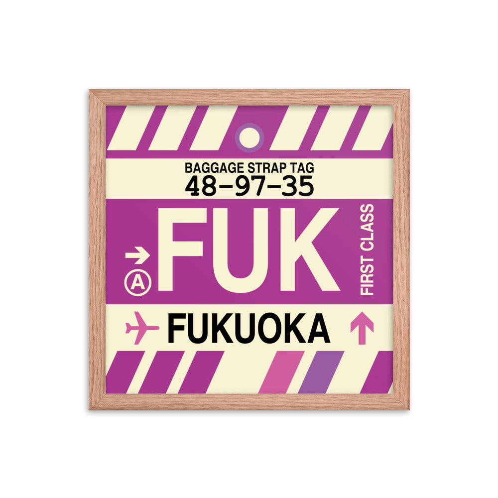 Travel-Themed Framed Print • FUK Fukuoka Souvenir • YHM Designs - Image 08