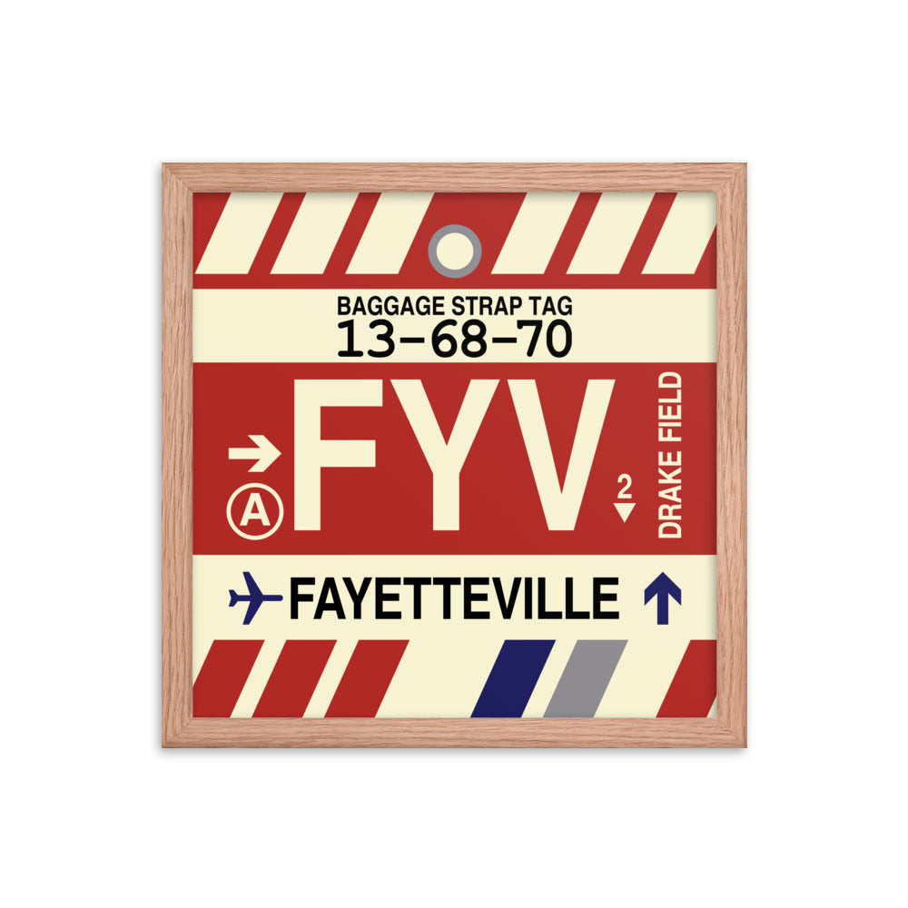 Travel-Themed Framed Print • FYV Fayetteville • YHM Designs - Image 08