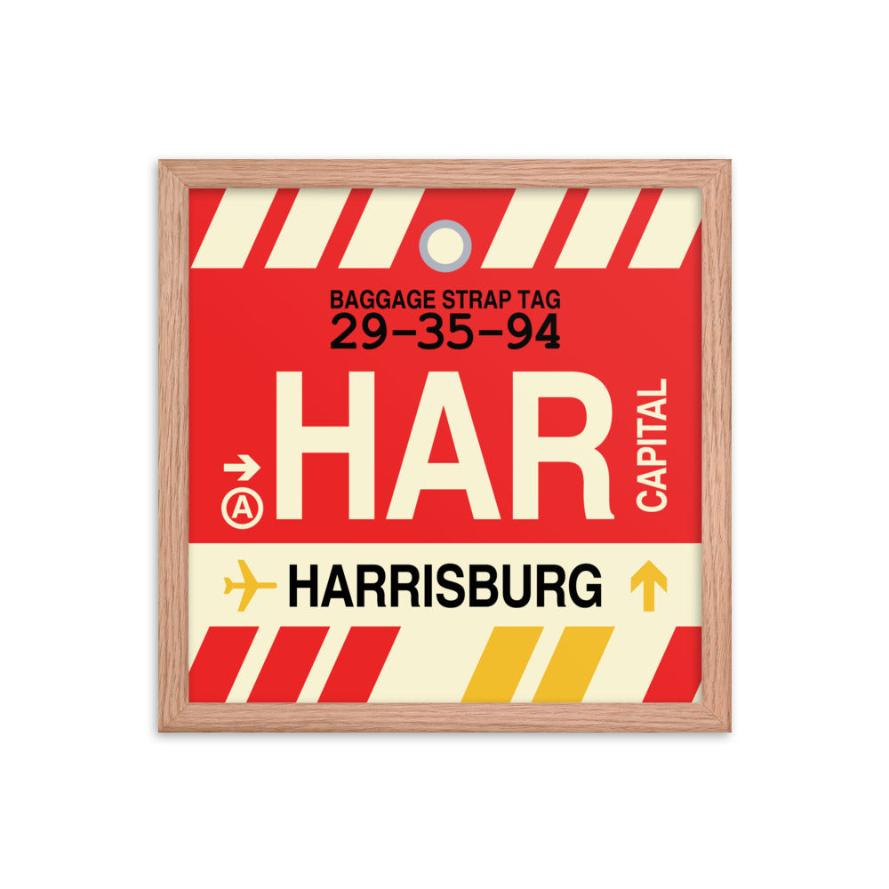 Travel-Themed Framed Print • HAR Harrisburg • YHM Designs - Image 08