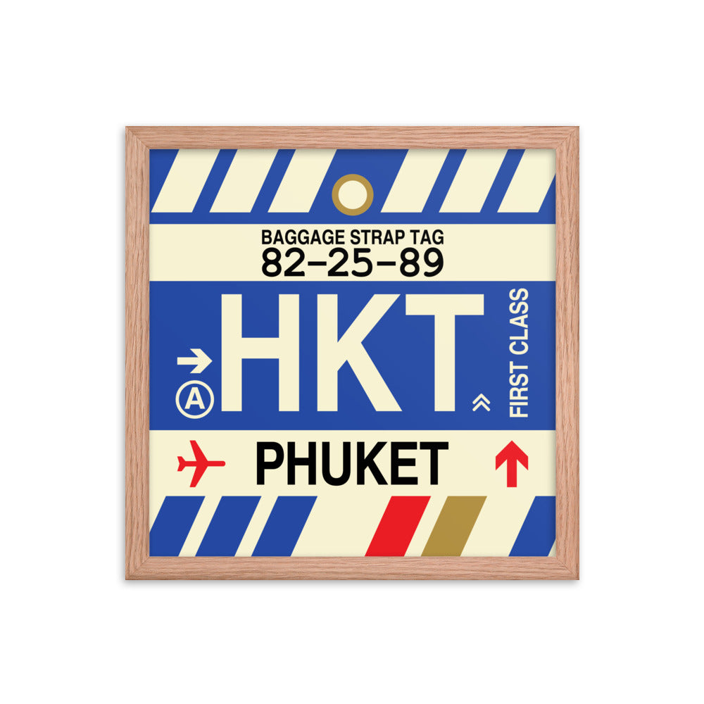 Travel-Themed Framed Print • HKT Phuket Souvenir • YHM Designs - Image 08