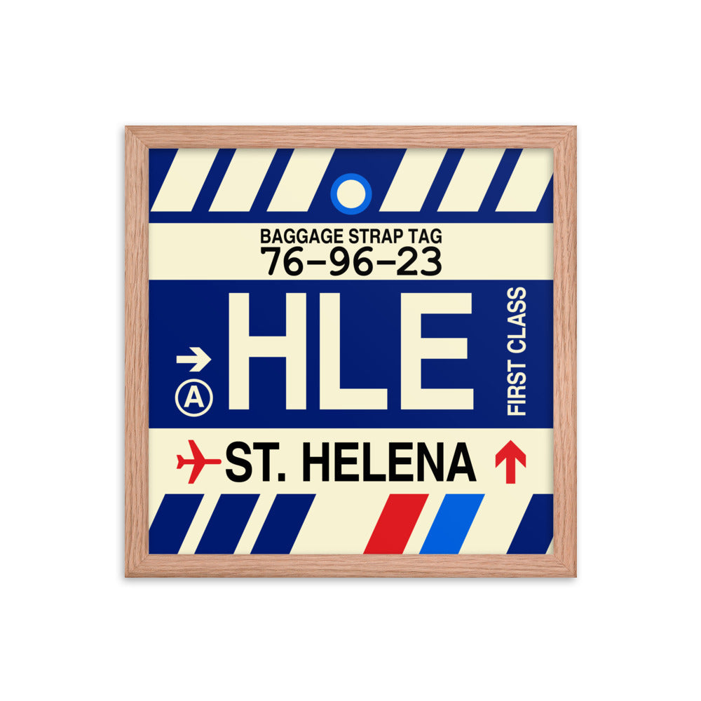 Travel-Themed Framed Print • HLE St. Helena Souvenir • YHM Designs - Image 08