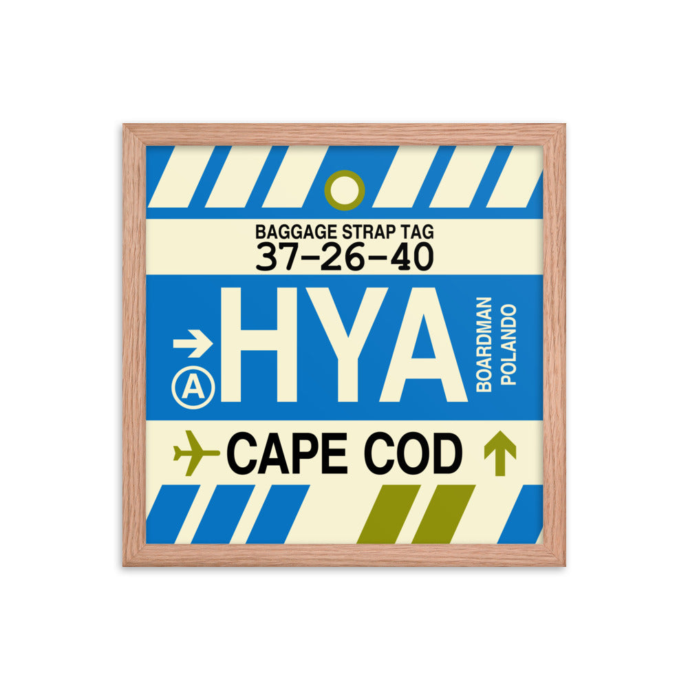 Travel-Themed Framed Print • HYA Cape Cod • YHM Designs - Image 08