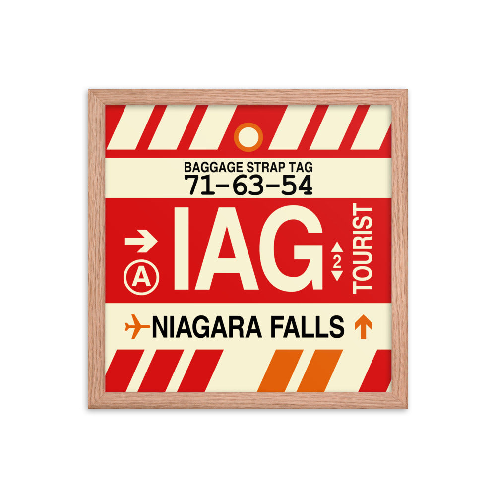 Travel-Themed Framed Print • IAG Niagara Falls Souvenir • YHM Designs - Image 08