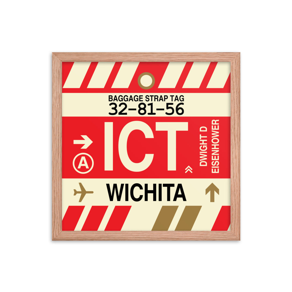 Travel-Themed Framed Print • ICT Wichita • YHM Designs - Image 08