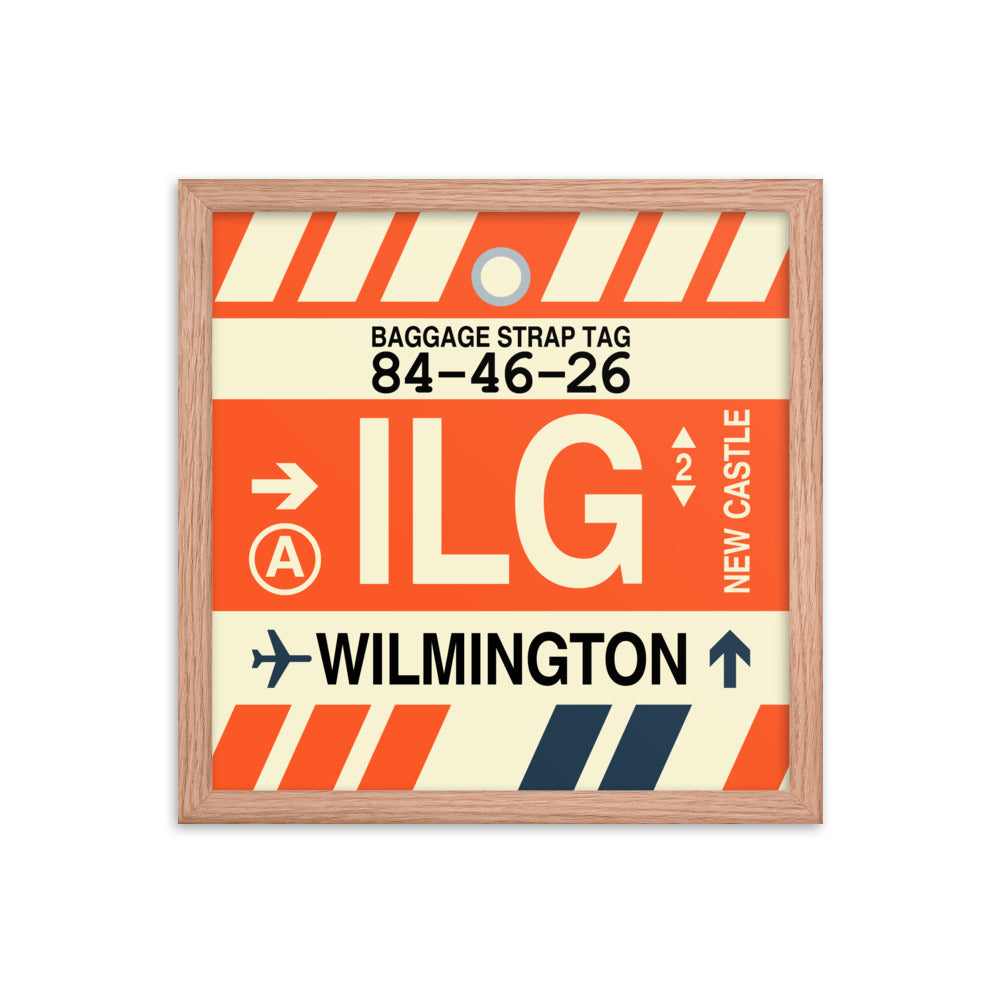 Travel-Themed Framed Print • ILG Wilmington Souvenir • YHM Designs - Image 08