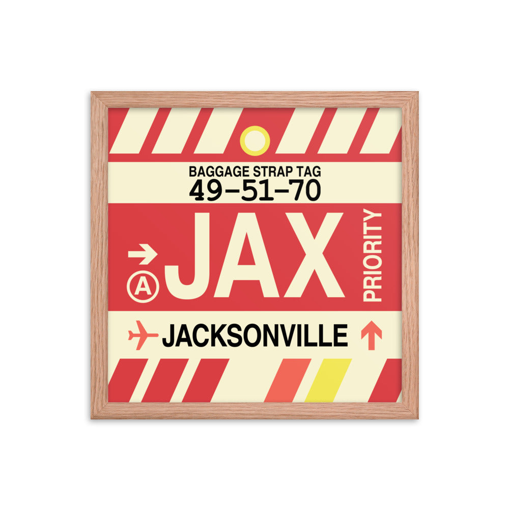 Travel-Themed Framed Print • JAX Jacksonville • YHM Designs - Image 08