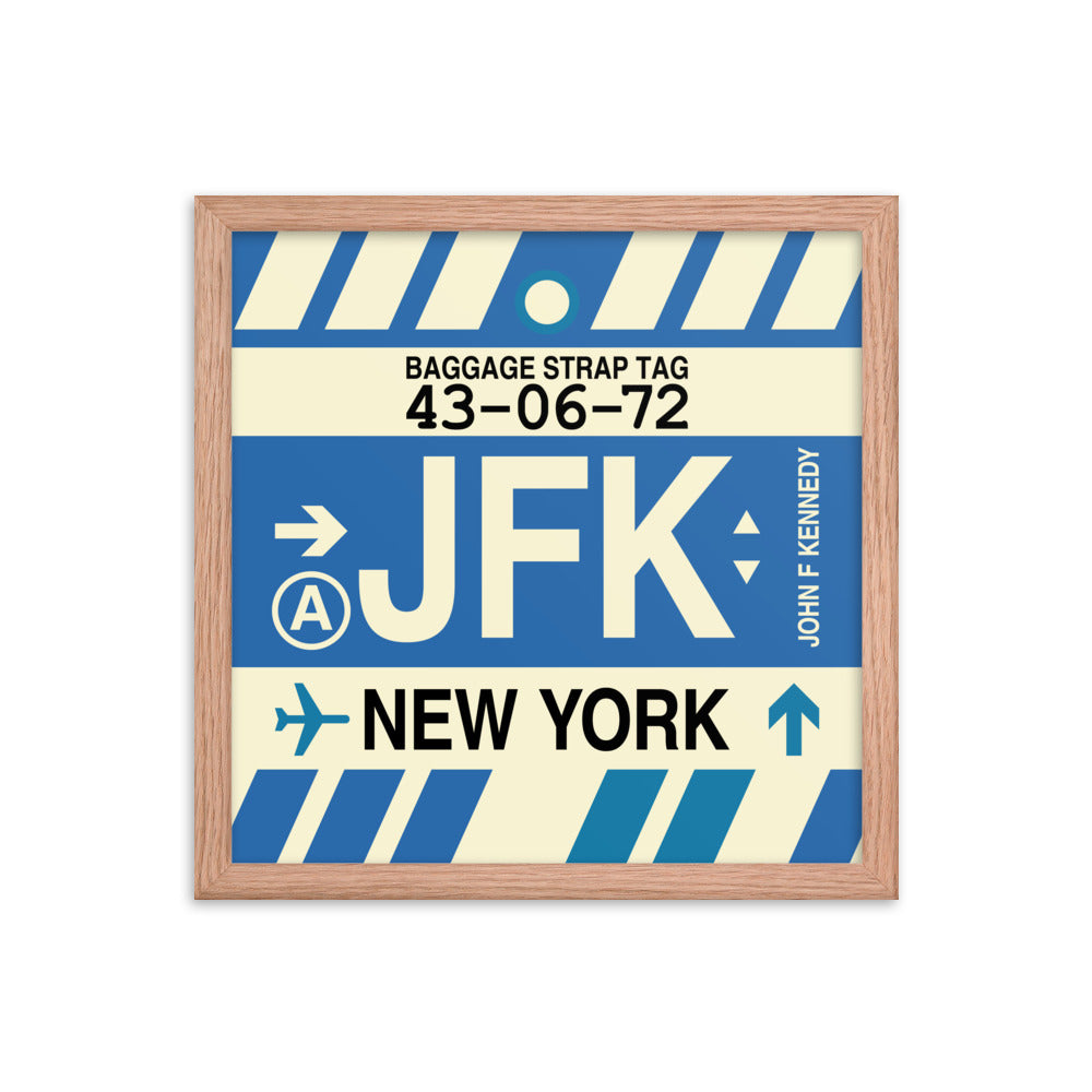 Travel-Themed Framed Print • JFK New York City • YHM Designs - Image 08