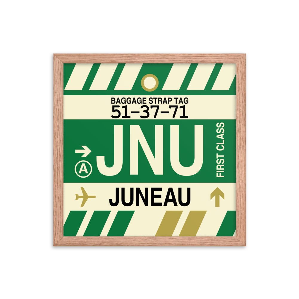 Travel-Themed Framed Print • JNU Juneau • YHM Designs - Image 08