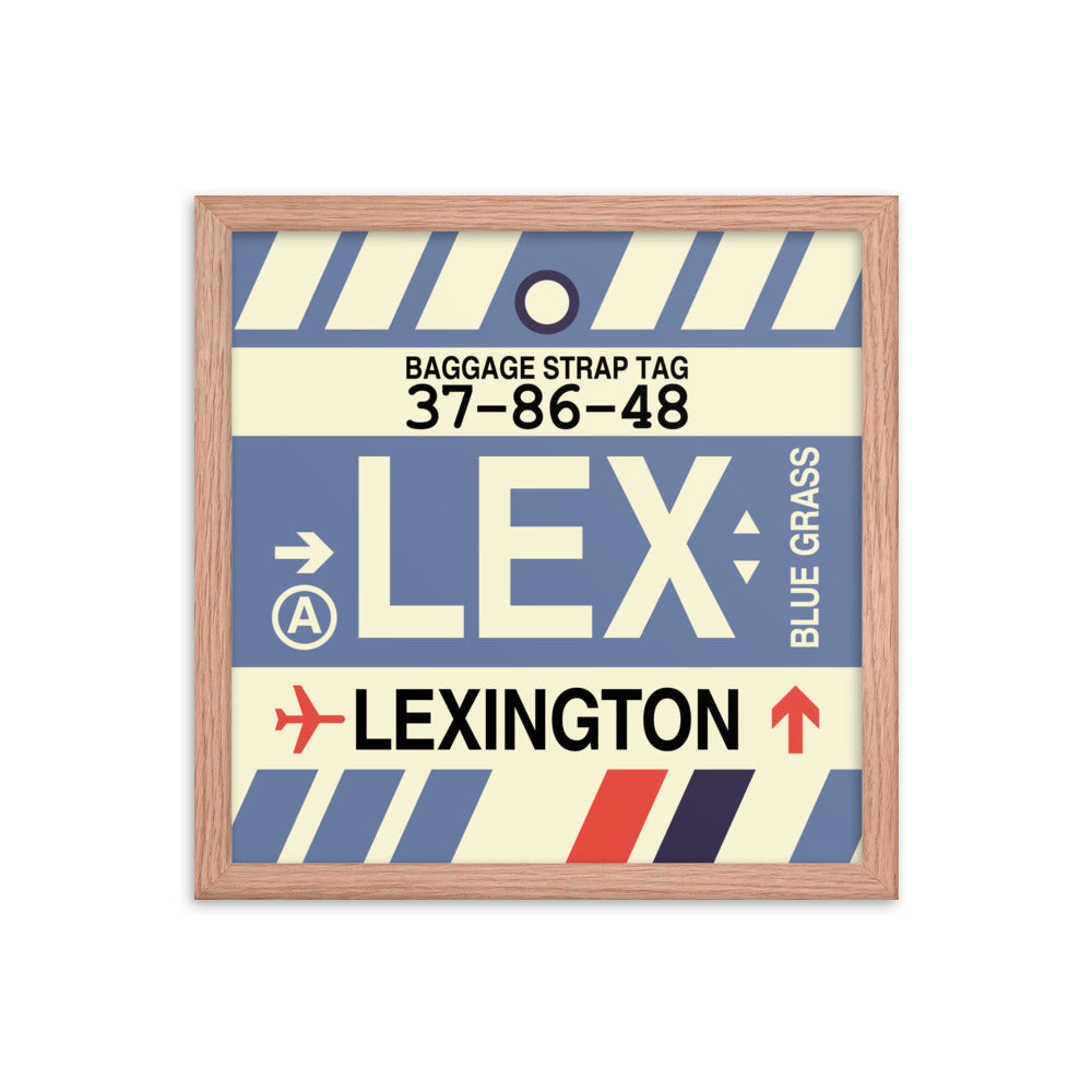 Travel-Themed Framed Print • LEX Lexington • YHM Designs - Image 08
