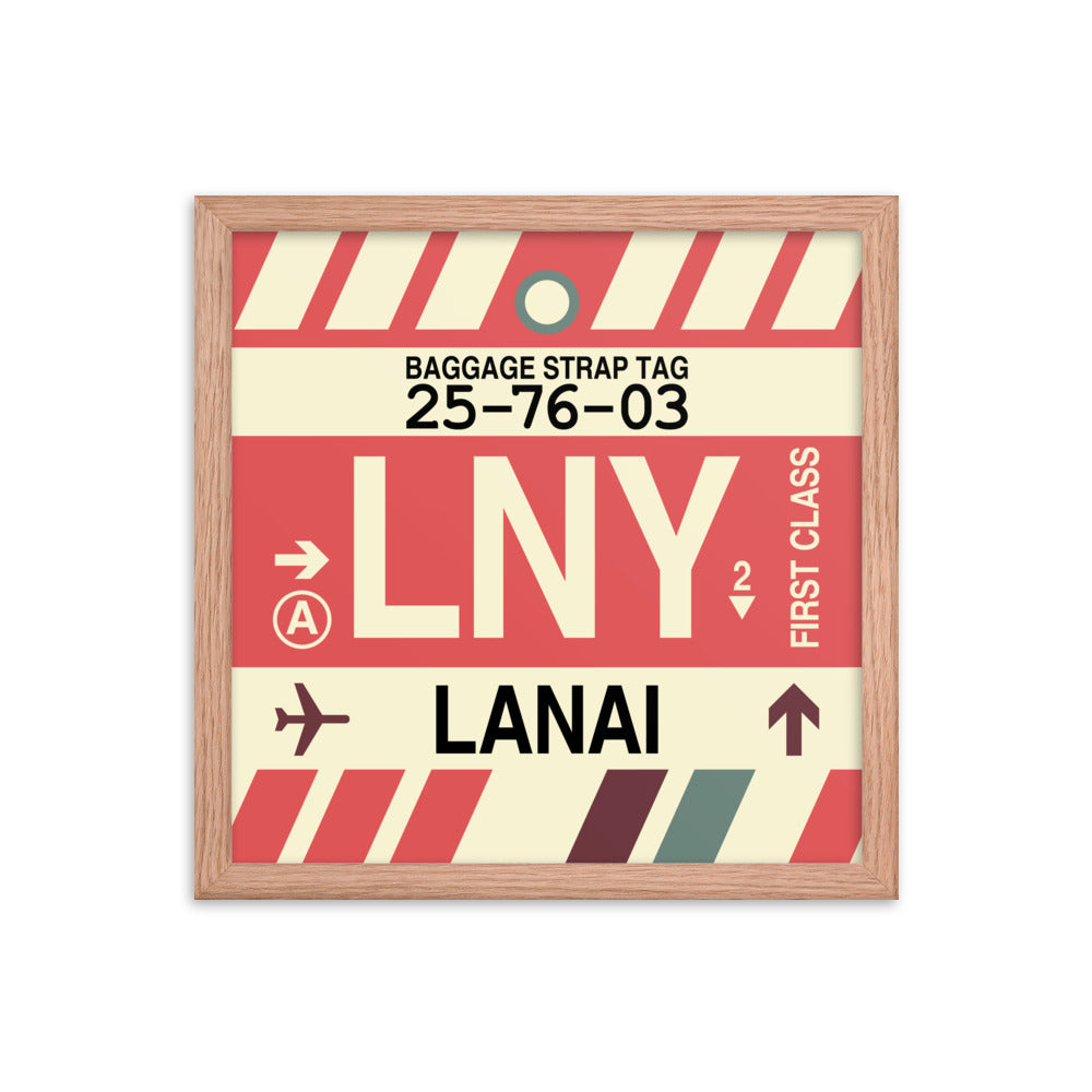 Travel-Themed Framed Print • LNY Lanai • YHM Designs - Image 08