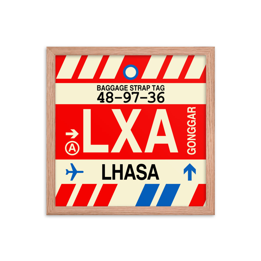 Travel-Themed Framed Print • LXA Lhasa Souvenir • YHM Designs - Image 08