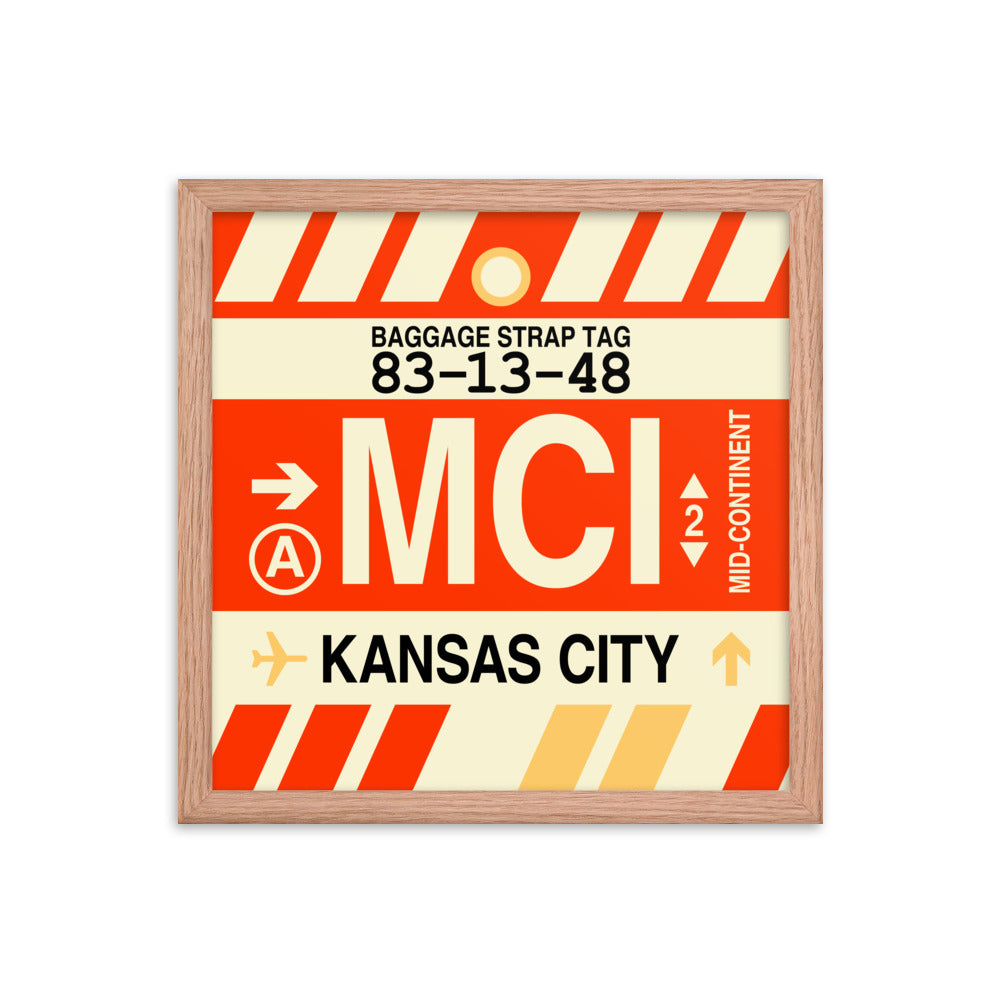 Travel-Themed Framed Print • MCI Kansas City • YHM Designs - Image 08