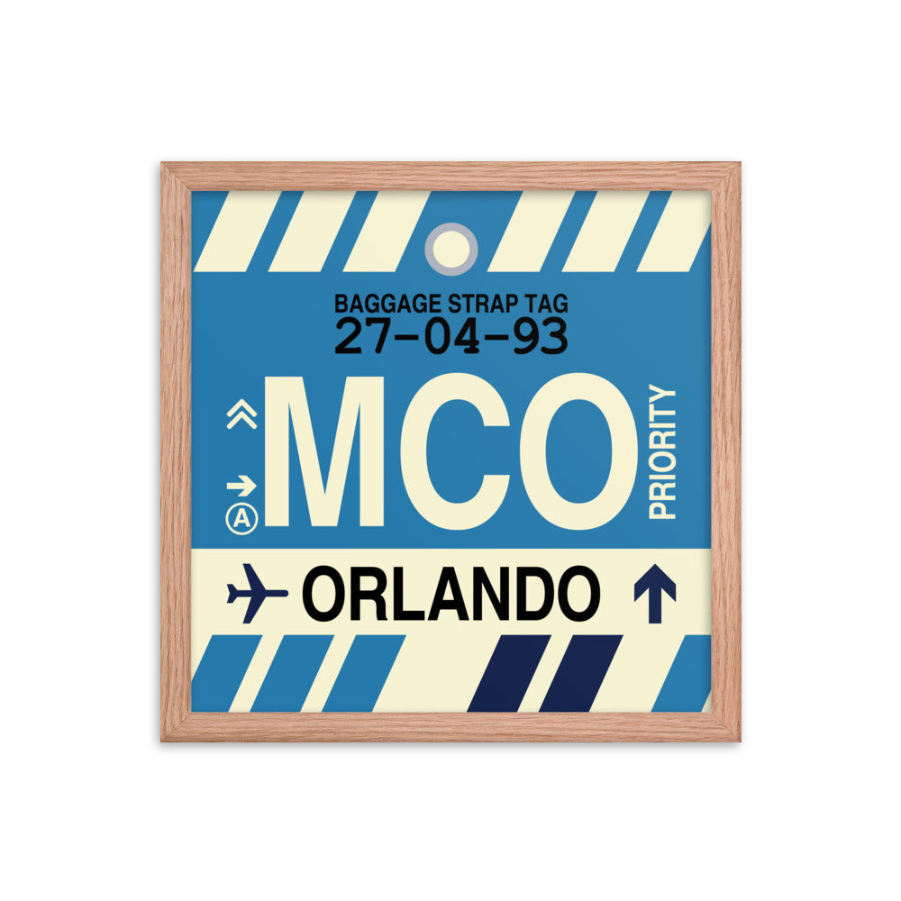 Travel-Themed Framed Print • MCO Orlando • YHM Designs - Image 08