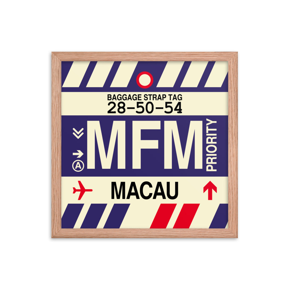 Travel-Themed Framed Print • MFM Macau Souvenir • YHM Designs - Image 08