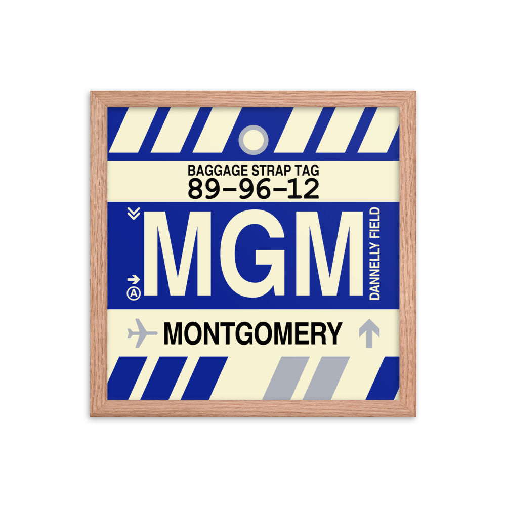 Travel-Themed Framed Print • MGM Montgomery Souvenir • YHM Designs - Image 08
