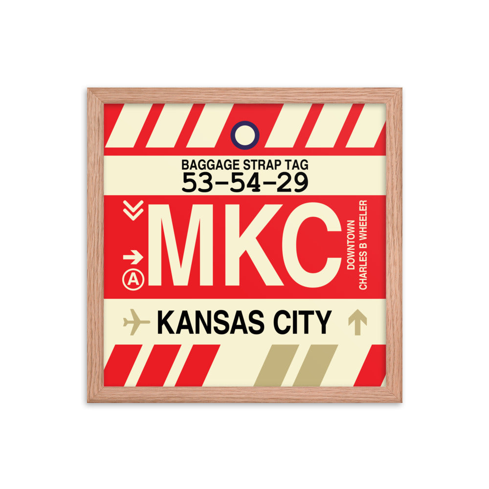 Travel-Themed Framed Print • MKC Kansas City • YHM Designs - Image 08