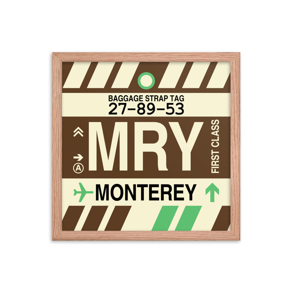 Travel-Themed Framed Print • MRY Monterey • YHM Designs - Image 08