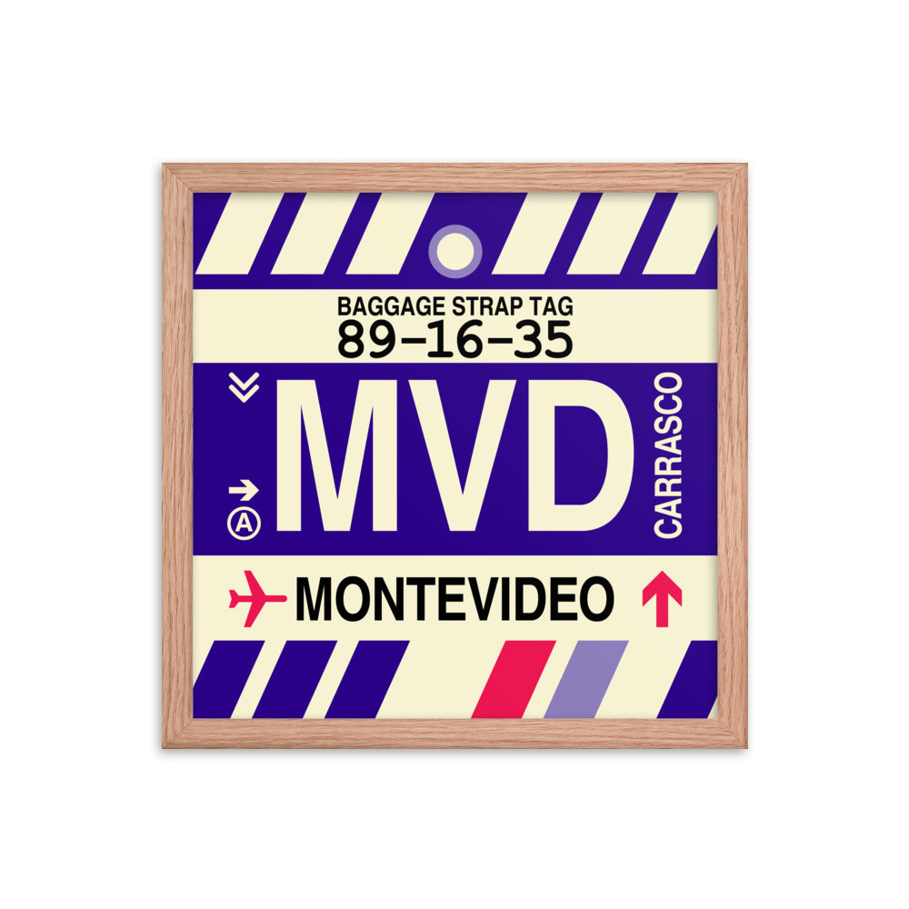Travel-Themed Framed Print • MVD Montevideo • YHM Designs - Image 08