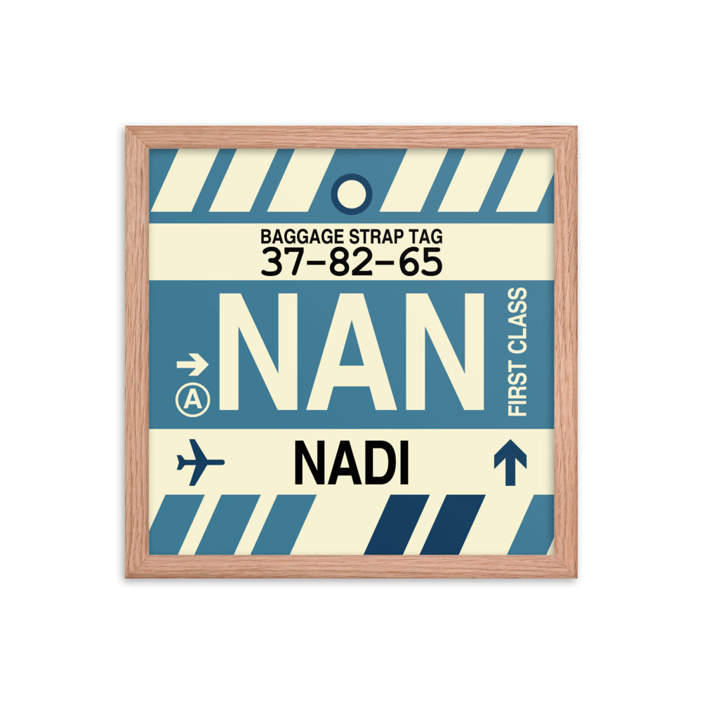 Travel-Themed Framed Print • NAN Nadi Souvenir • YHM Designs - Image 08