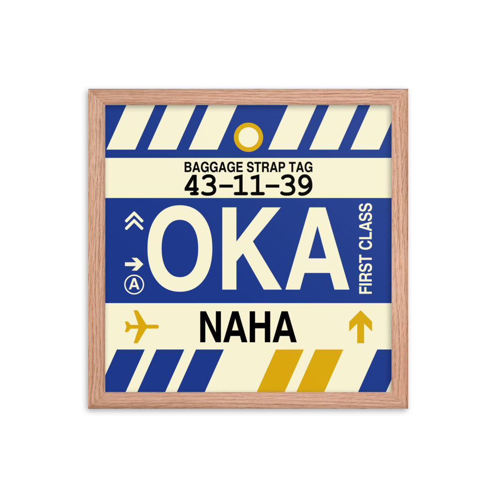 Travel-Themed Framed Print • OKA Naha (Okinawa) Souvenir • YHM Designs - Image 08