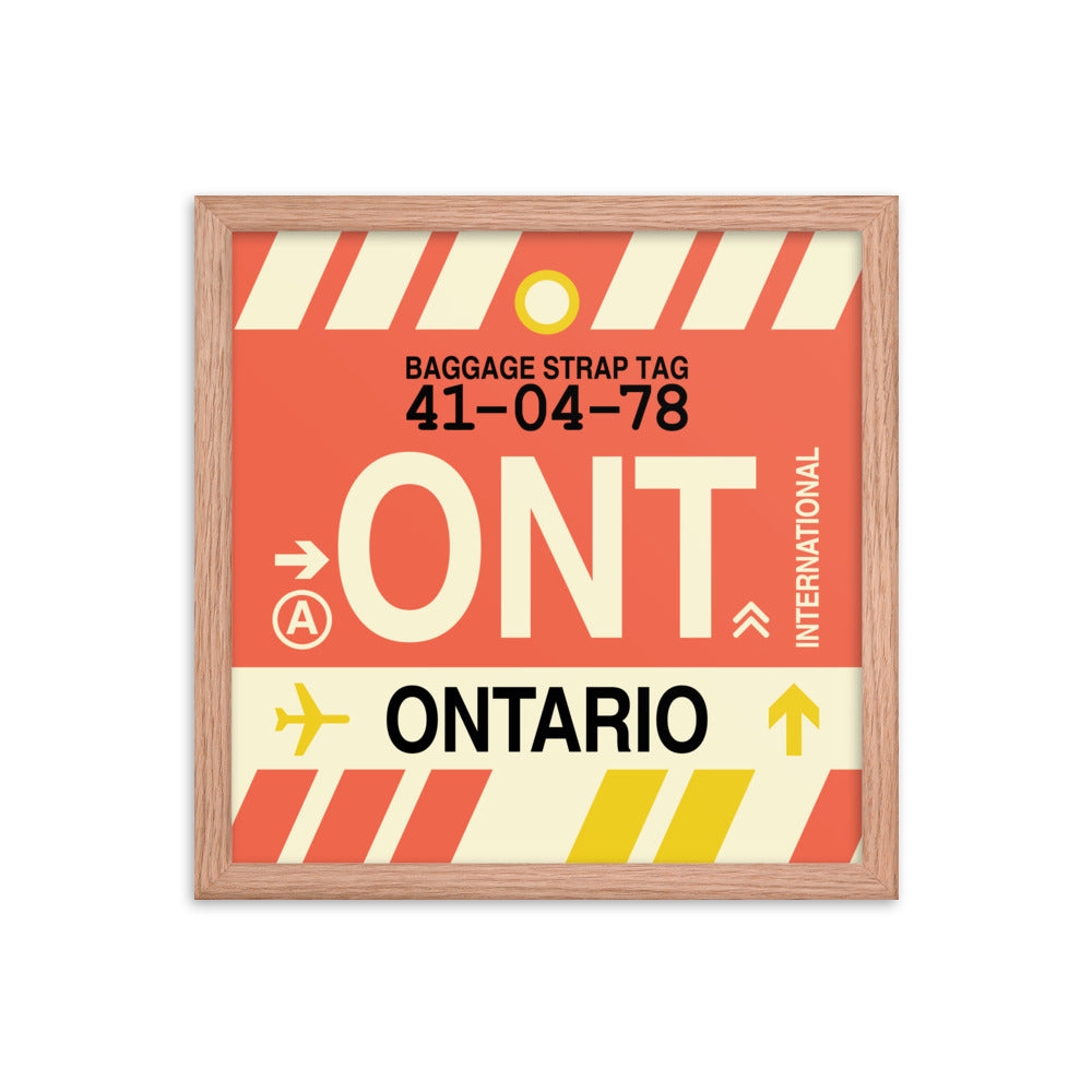 Travel-Themed Framed Print • ONT Ontario Souvenir • YHM Designs - Image 08