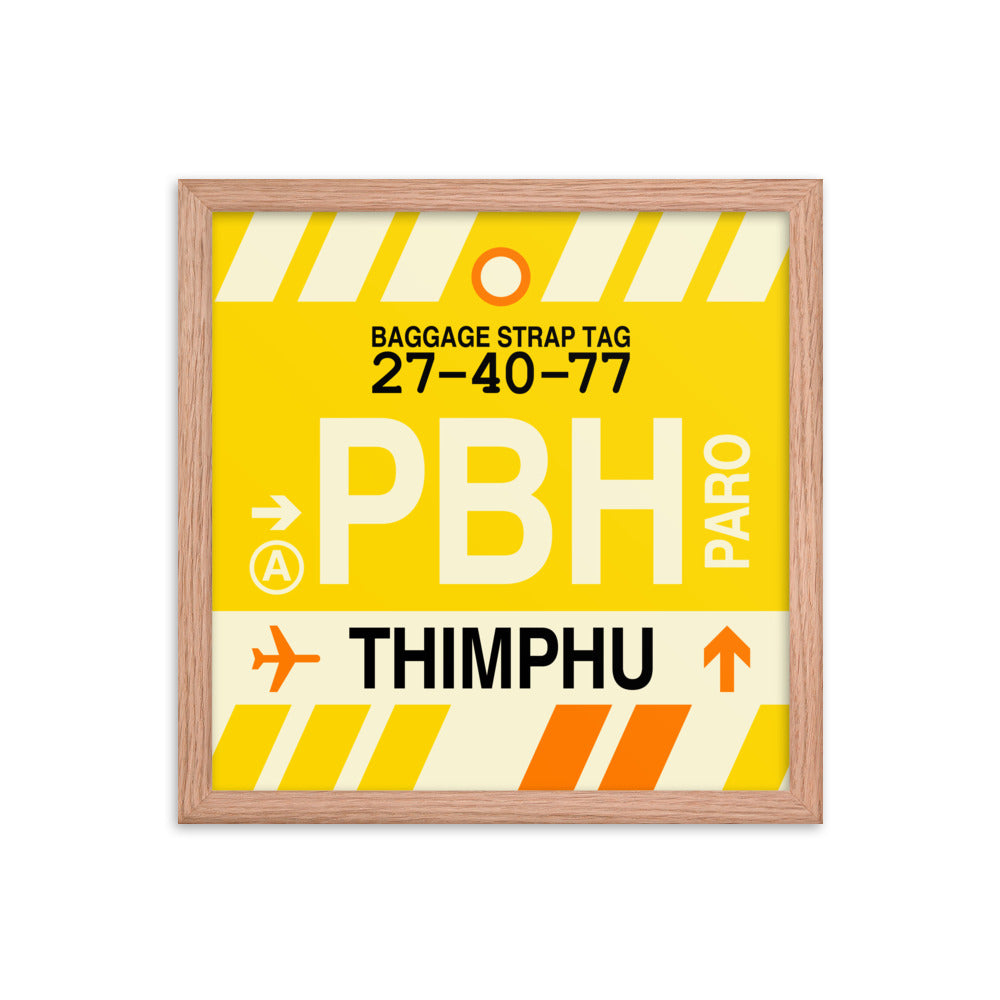 Travel-Themed Framed Print • PBH Thimphu Souvenir • YHM Designs - Image 08