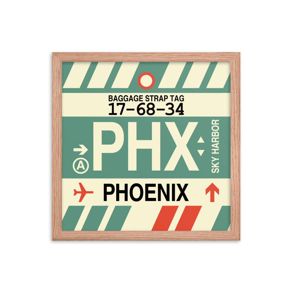 Travel-Themed Framed Print • PHX Phoenix • YHM Designs - Image 08