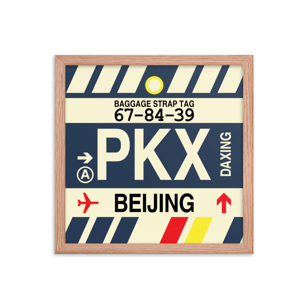 Travel-Themed Framed Print • PKX Beijing • YHM Designs - Image 08