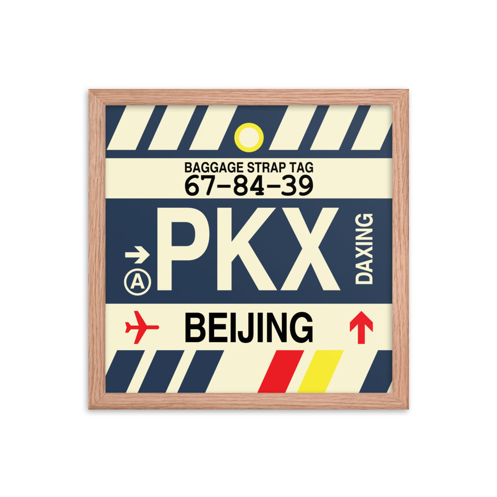 Travel-Themed Framed Print • PKX Beijing Souvenir • YHM Designs - Image 08